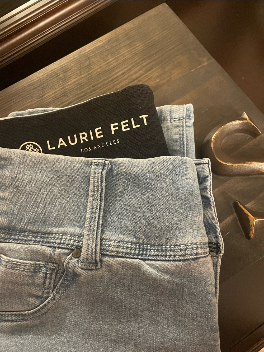 Laurie Felt Light Blue Flare Jeans